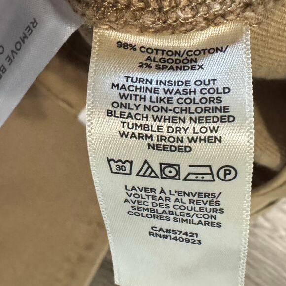 Loft High Waist Flare Crop‎ Frayed Hem Jeans Size 10P NWT - Picture 3 of 4